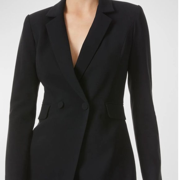 Alice & Olivia Tuxedo Romper - Picture 1 of 6